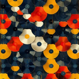 Pop art style background featuring a dynamic comp